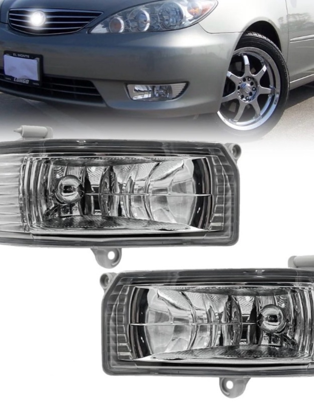Driving Fog Lights For 2005 2006 Camry Driving Bumper Lamps Assembly